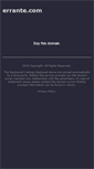 Mobile Screenshot of errante.com