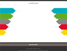 Tablet Screenshot of errante.com